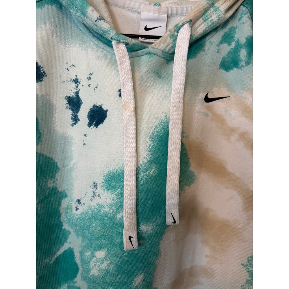Nike Tie Dye Cropped Hoodie Sweatshirt Small - Picture 2 of 7